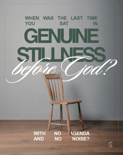 Instagram post by Mark Neal: When was the last time you sat in genuine stillness before God?